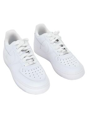 Nike Air Force 1 '07 White Low Top Leather Sneakers Size 8M